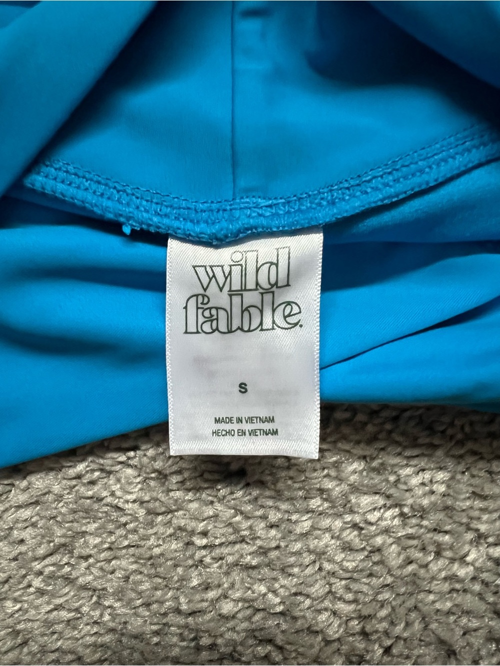 Wild Fable NWT Bright Blue Bandeau Bikini Set | Top M & Bottom S - Picture 7 of 9